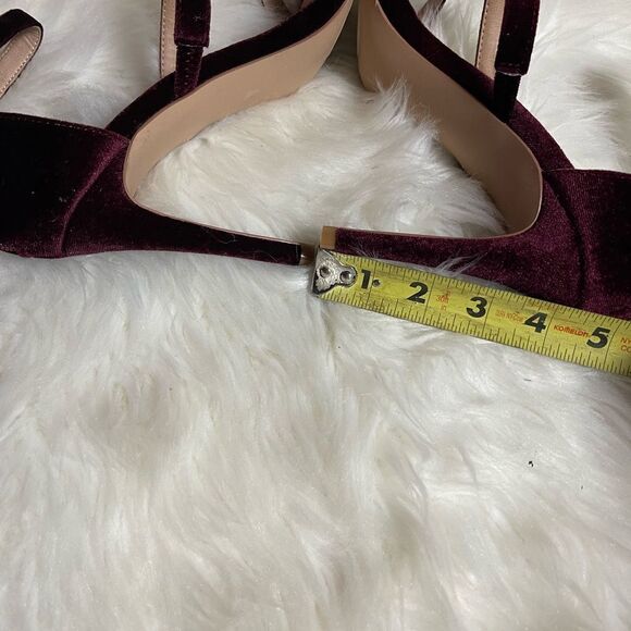 Steve Madden Fabric suede strappy heels sandals with back zipper Size 10M - Picture 5 of 8